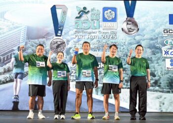 ธพส. สุดปลื้มนักวิ่ง 2,000 คนร่วมสัมผัสเมืองสีเขียว 138 ไร่ “ก้าวไกล-ศิณลักษณ์” ผงาดแชมป์มินิมาราธอน “วิ่งชมสวน”