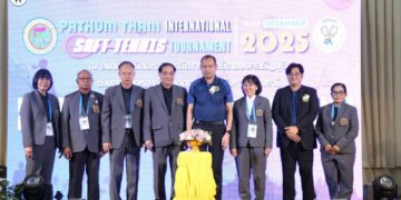 นักหวดซอฟท์เทนนิสจากไชนีสไทเปโชว์พลังสุดยอดกวาดเพิ่มสองแชมป์ทีมชาย-ทีมหญิงรวมคว้า 6 แชมป์จาก 7 รายการในการแข่งขัน ” Phatum Thani International Soft Tennis Tournament 2025″ วันสุดท้าย ส่วนทีมซอฟท์เทนนิสไทย ชาย-หญิงไทยได้ 2 เหรียญเงิน