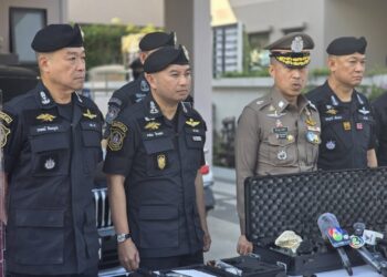 “บิ๊กราญ” แถลงผลปฏิบัติการทลายรังเครือข่าย “Black Mirror TKP” รับ–โอนเงินค่ายาเสพติด