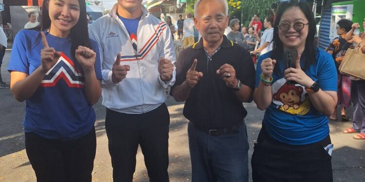 “ป๊อด ปรีชาชัย” เบอร์ 10 เขต 14บางกะปิ–วังทองหลาง “พรรครวมไทยสร้างชาติ” ลงพื้นที่ลาดพร้าว 93 หลายพรรคร่วมงานทำบุญปีใหม่ “ชุมชนประชากรไทย” พร้อมใจต้อนรับ