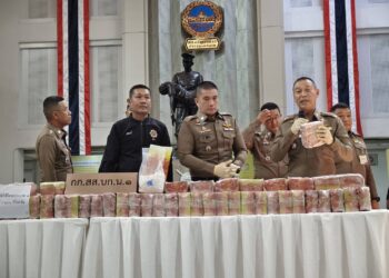 สืบสวนนครบาล 1 ยึดยาเสพติดล็อตใหญ่ เครือข่ายภาคเหนือ พร้อมของกลางไอซ์ กว่า 100 กิโลกรัม