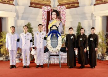 คณะอุตสาหกรรมยานยนต์ไทย น้อมสำนึกพระมหากรุณาธิคุณ เป็นเจ้าภาพสวดพระอภิธรรมถวายพระบรมศพ “สมเด็จพระบรมราชชนนีพันปีหลวง”