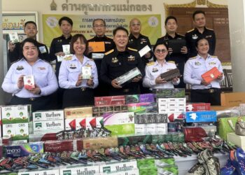 สำนักงานศุลกากรภาคที่ 1 แถลงข่าวผลการจับกุมสินค้าผิดกฎหมายที่สำคัญ ปีงบประมาณ พ.ศ.2569 มูลค่ากว่า 102 ล้านบาท