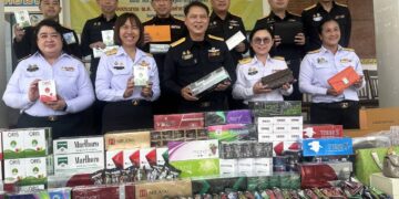 สำนักงานศุลกากรภาคที่ 1 แถลงข่าวผลการจับกุมสินค้าผิดกฎหมายที่สำคัญ ปีงบประมาณ พ.ศ.2569 มูลค่ากว่า 102 ล้านบาท