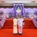 ผู้ทรงคุณวุฒิ ตร.ร่วมพิธีเจริญพระพุทธมนต์และพิธีทำบุญตักบาตรถวายพระราชกุศลเนื่องในโอกาสพระราชพิธีมหามงคลเฉลิมพระชนมพรรษา 4 รอบสมเด็จพระนางเจ้าฯพระบรมราชินี