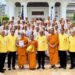 สมาคมพ่อตัวอย่างแห่งชาติ จัดอุปสมบทหมู่ “48 รูป” ปลงผมรับผ้าไตรพระราชทาน ถวายพระราชกุศล “ร.9-พระพันปีหลวง-เจ้าฟ้าพัชรกิติยาภา” ก่อนวันคล้ายวันสวรรคต 13 ต.ค.